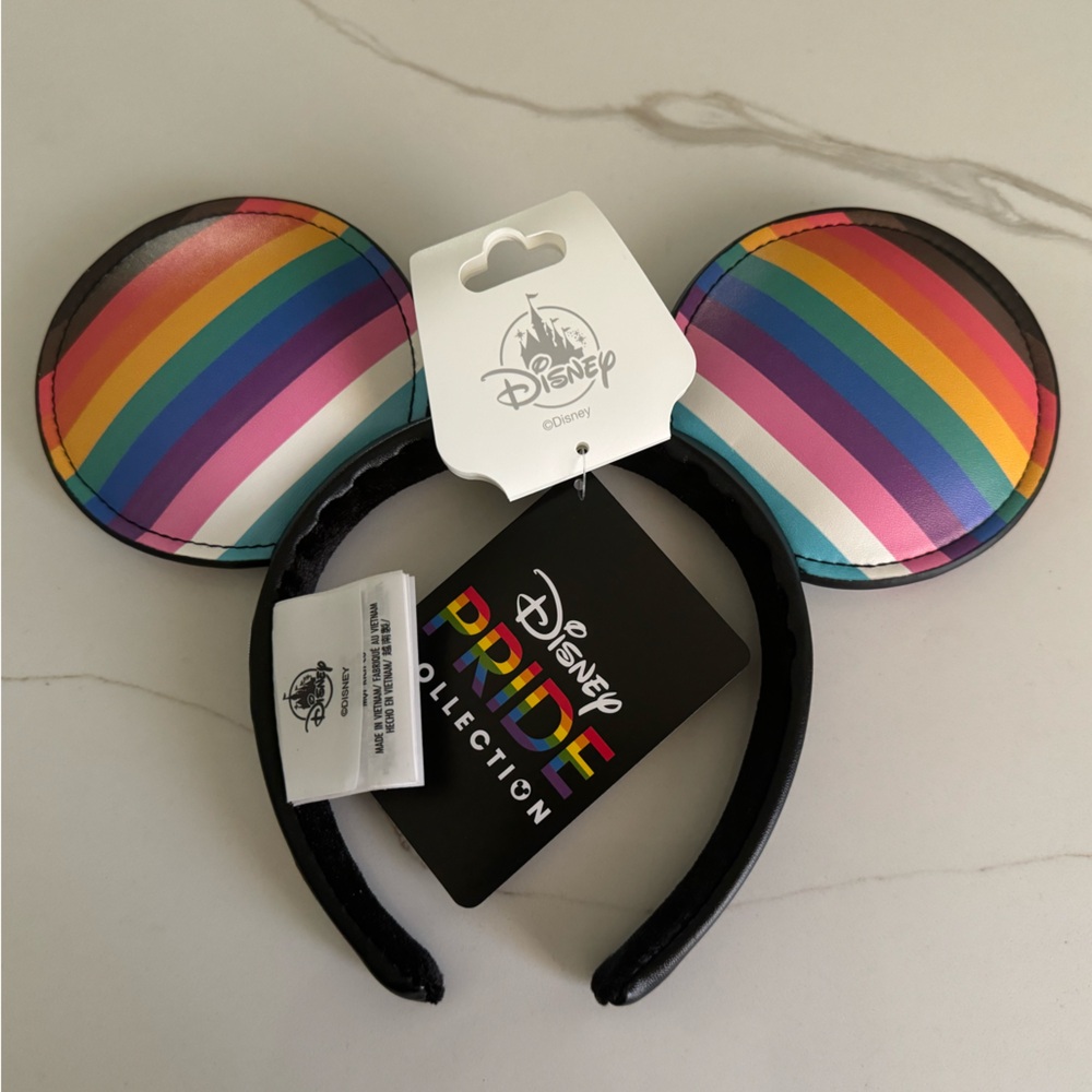 Disney  Mickey Mouse Ears Headband 2023 Rainbow Pride - NEW